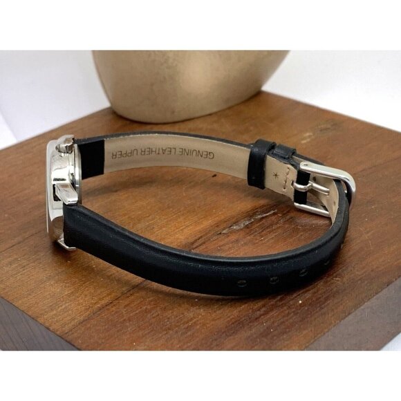 Timex Women's Watch T2N525 Quartz Indiglo Black Dial Leather Strap 25mm - Picture 9 of 13